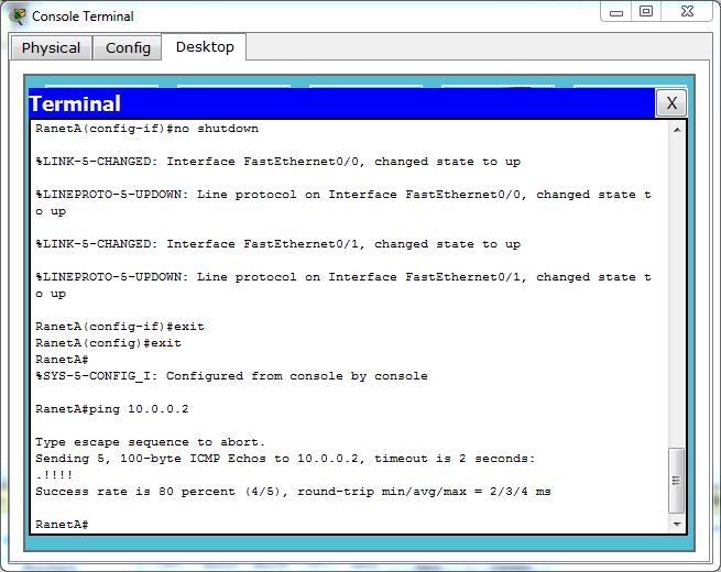 ccna network visualizer setup router via command line