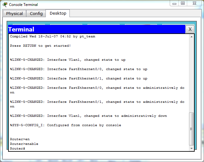 ccna network visualizer configure exec mode password