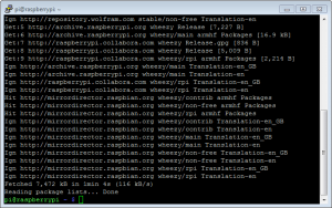 raspberry pi sudo apt get update network unreachable